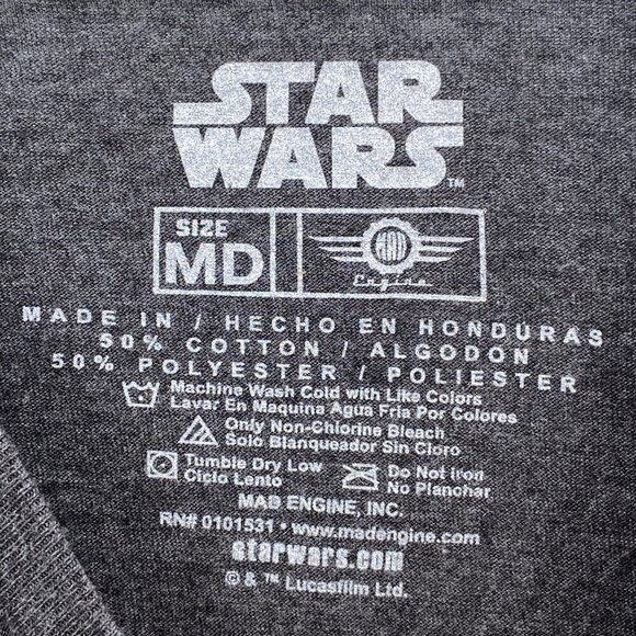 Star Wars Gray T-Shirt Men’s Size M - Picture 3 of 5